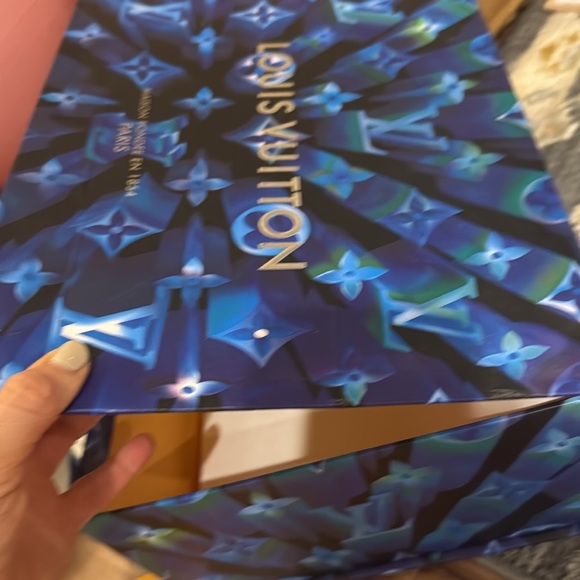 Louis Vuitton Blue and White Sneakers - Picture 5 of 9